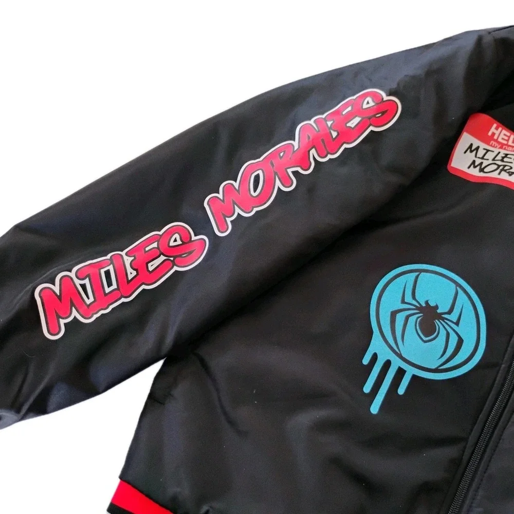 Marvel Spider-Man Miles Morales Boys Disney Marvel  Varsity Jacket – Size 14/16